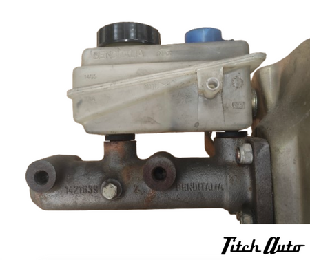 Ferrari 308 - 328 USA USED - TO REBUILD Power Booster with Master Cylinder and Brake Fluid Reservoir TitchAuto
