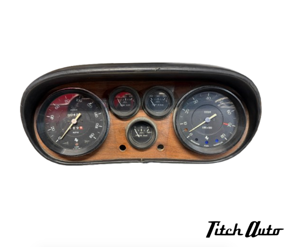 Ferrari 330 GTC USED Dash Cluster with Gauges TitchAuto
