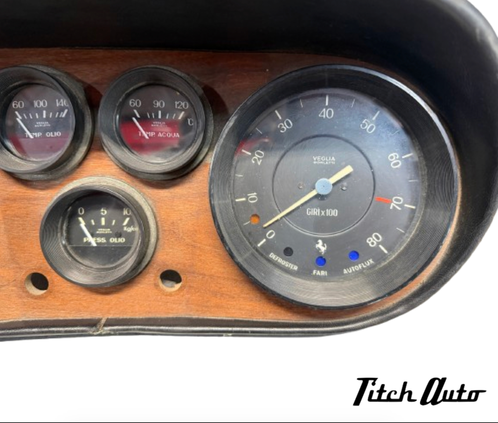 Ferrari 330 GTC USED Dash Cluster with Gauges TitchAuto