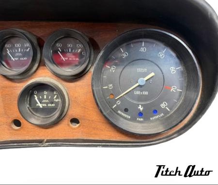 Ferrari 330 GTC USED Dash Cluster with Gauges TitchAuto