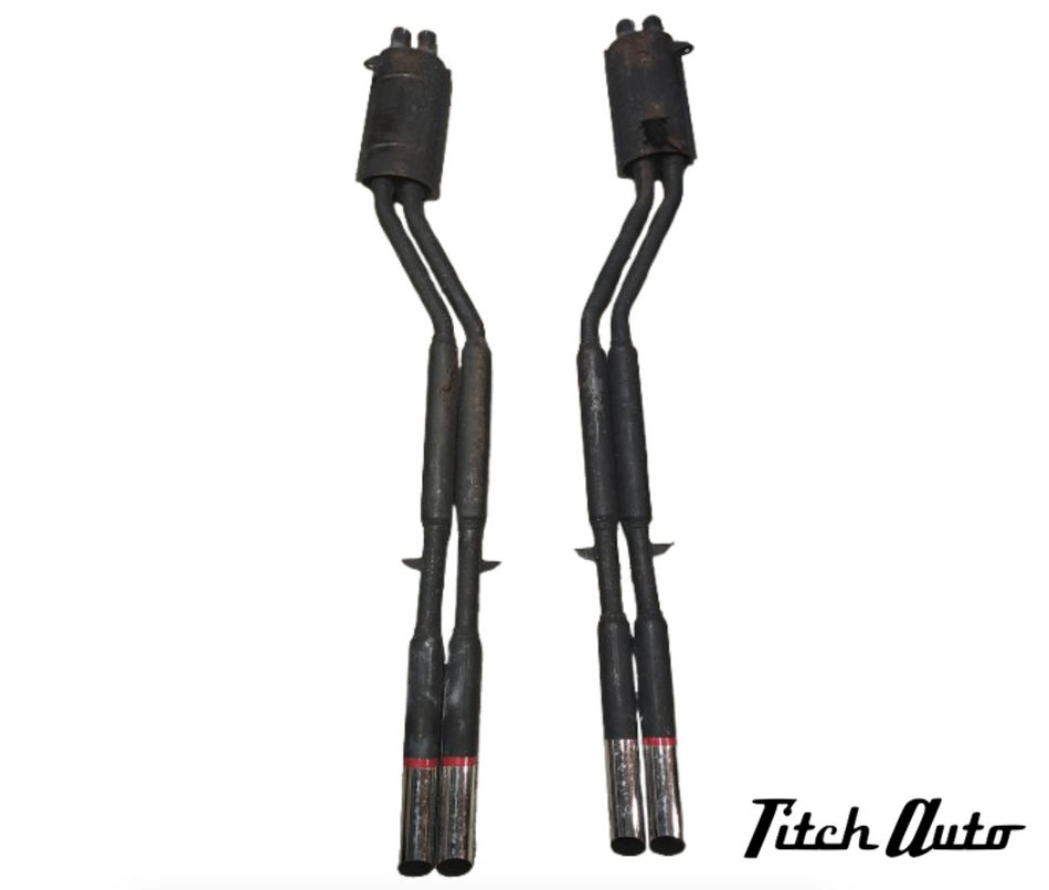 Ferrari 330 USED ANSA Exhaust Silencers set TitchAuto