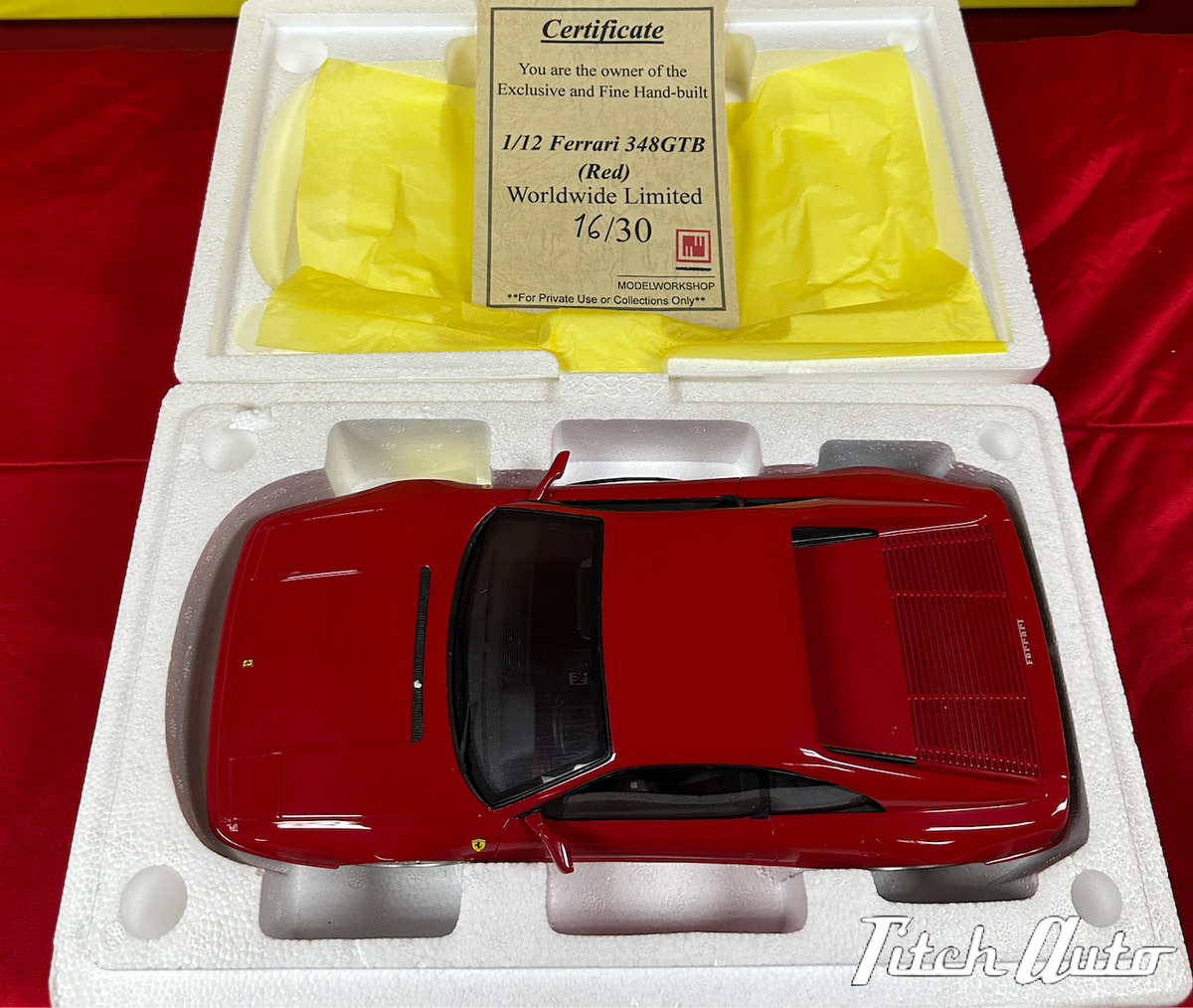 Ferrari 348 USED Model Workshop 1/12TH TitchAuto