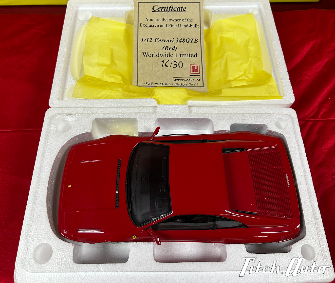 Ferrari 348 USED Model Workshop 1/12TH TitchAuto