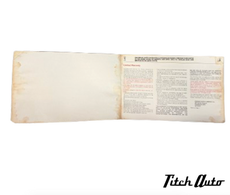 Ferrari 348 USED Owner's Manual Pouch + Technical Manual Booklet + Warranty Booklet TitchAuto