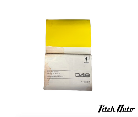 Ferrari 348 USED Owner's Manual Pouch + Technical Manual Booklet + Warranty Booklet TitchAuto