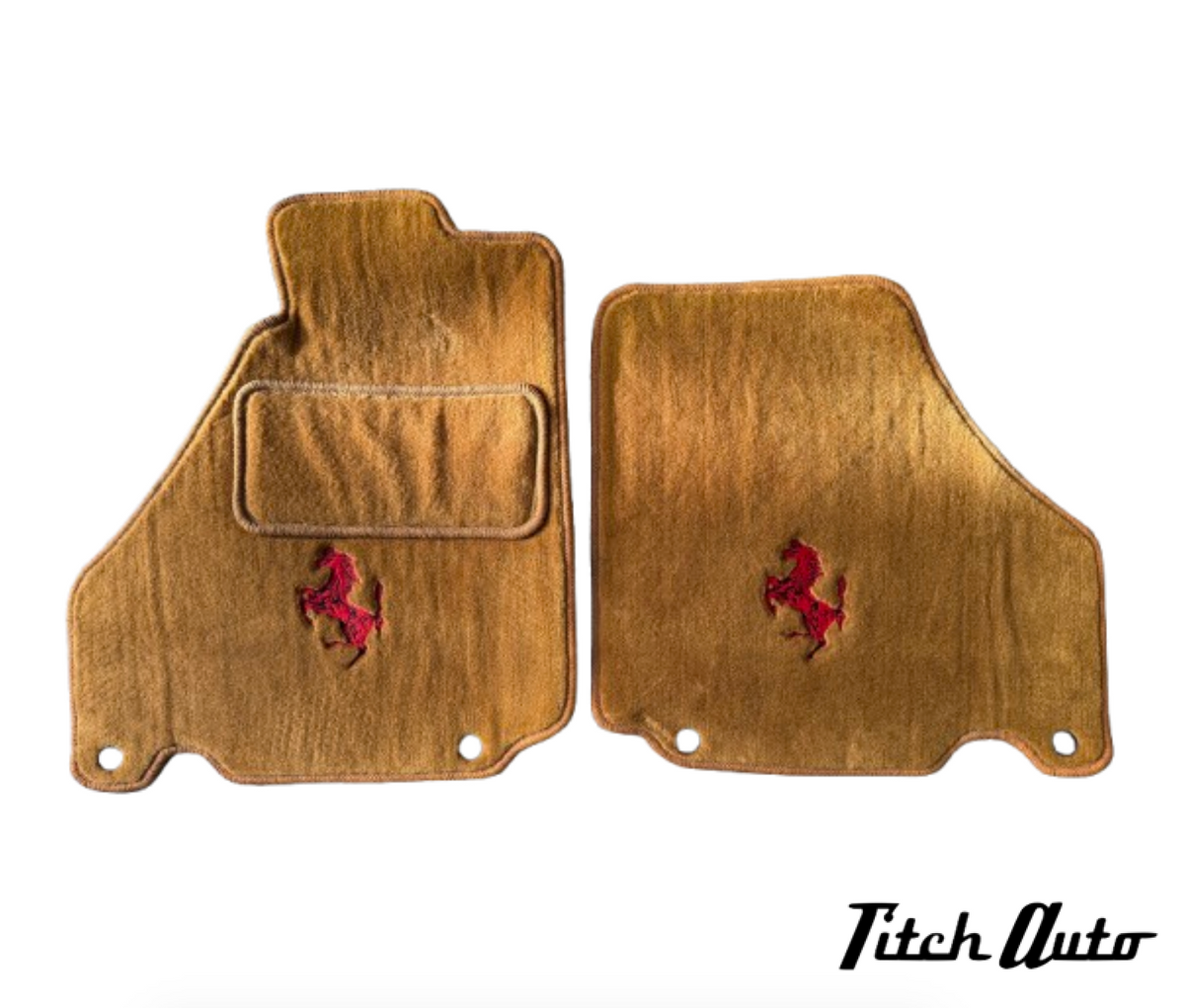 Ferrari 348 / Mondial T USED Driver and Passenger Mats TitchAuto