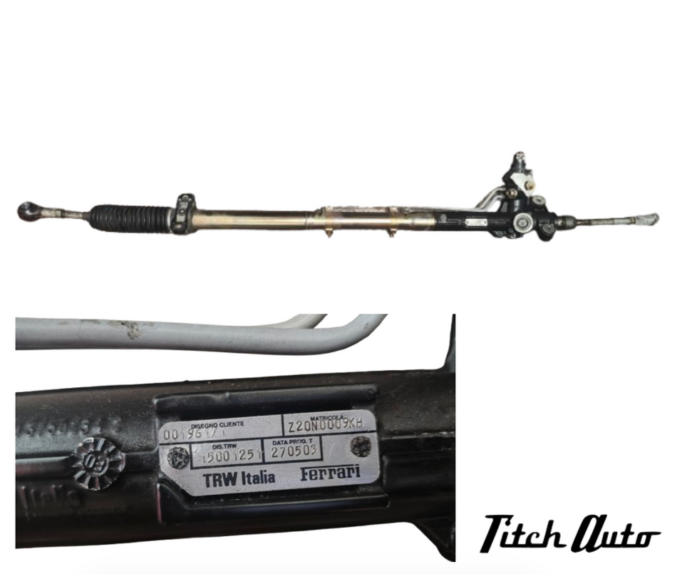 Ferrari 360 - 430 REMANUFACTURE AND RETURN Steering Rack Service #196171 - #184449 TitchAuto