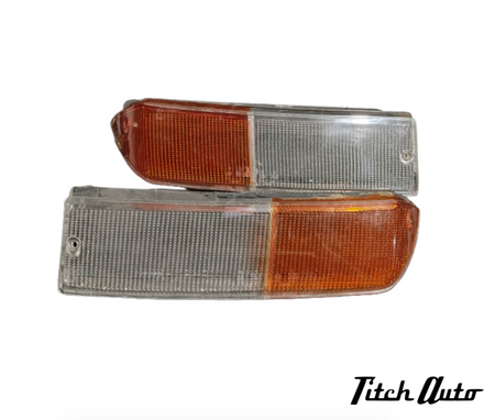 Ferrari 400 - 412 - 365 GTB/4 Daytona USED Front Turn SIgnal Lenses Set TitchAuto