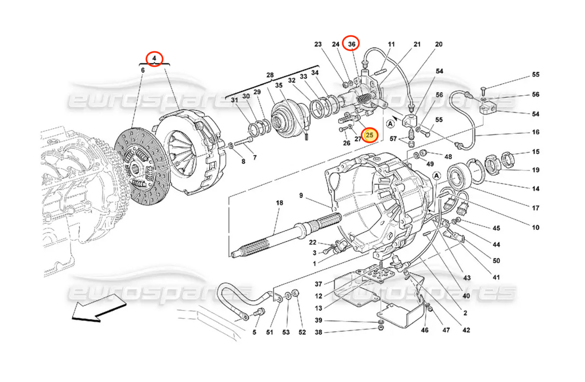 Ferrari 550 / 575 USED Manual Conversion kit TitchAuto