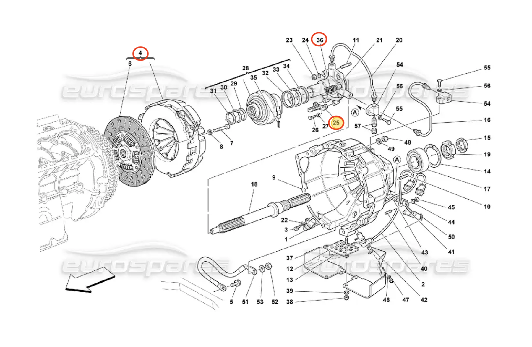 Ferrari 550 / 575 USED Manual Conversion kit TitchAuto