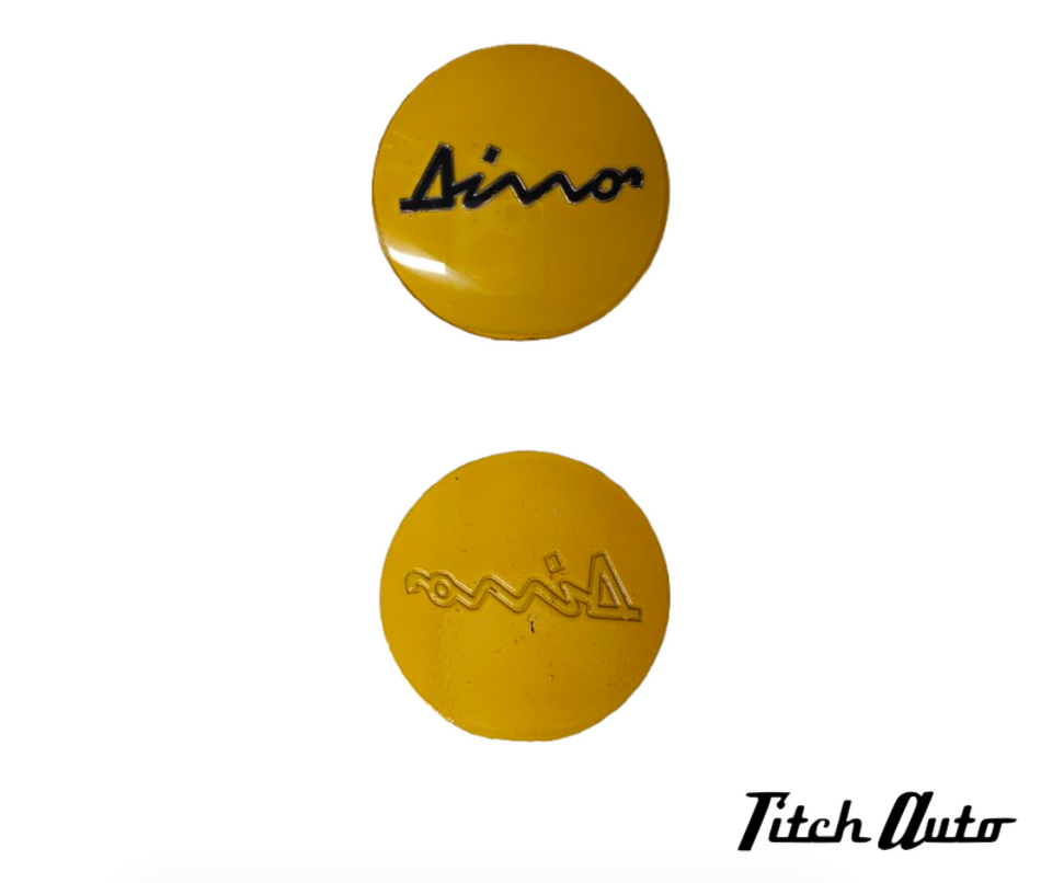 Ferrari Dino Curved Wheel Cap 2 1/4" TitchAuto