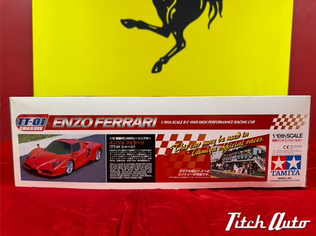 Ferrari Enzo USED 1/10TH R/C TT-01 Tamiya 4WD TitchAuto