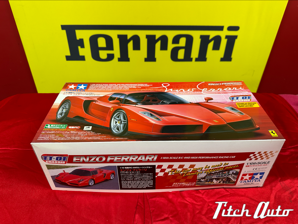 Ferrari Enzo USED 1/10TH R/C TT-01 Tamiya 4WD TitchAuto