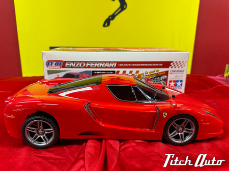 Ferrari Enzo USED 1/10TH R/C TT-01 Tamiya 4WD TitchAuto