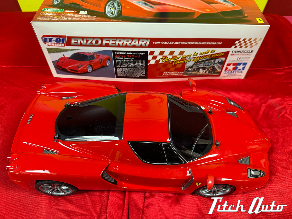 Ferrari Enzo USED 1/10TH R/C TT-01 Tamiya 4WD TitchAuto