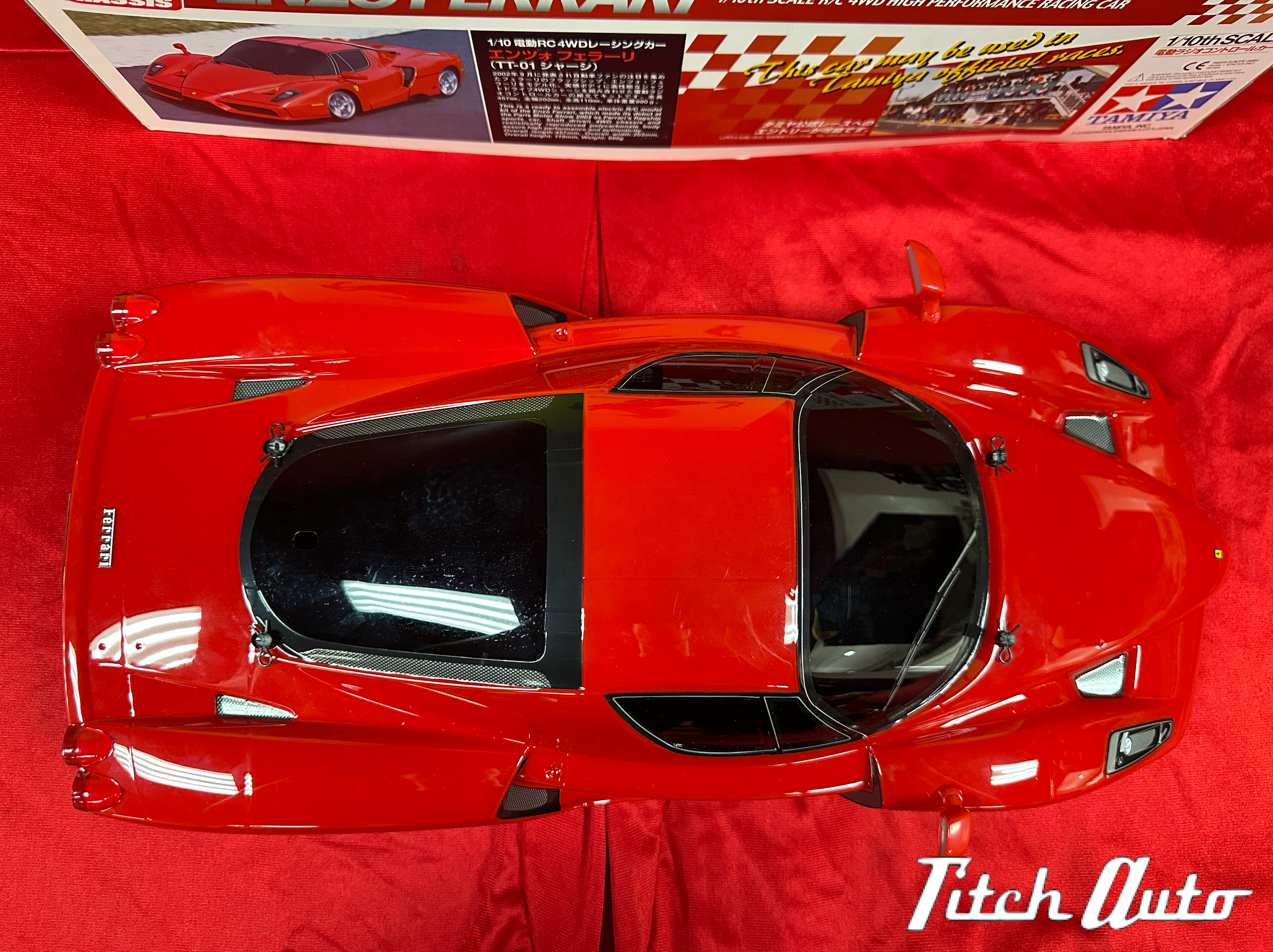 Ferrari Enzo USED 1/10TH R/C TT-01 Tamiya 4WD TitchAuto