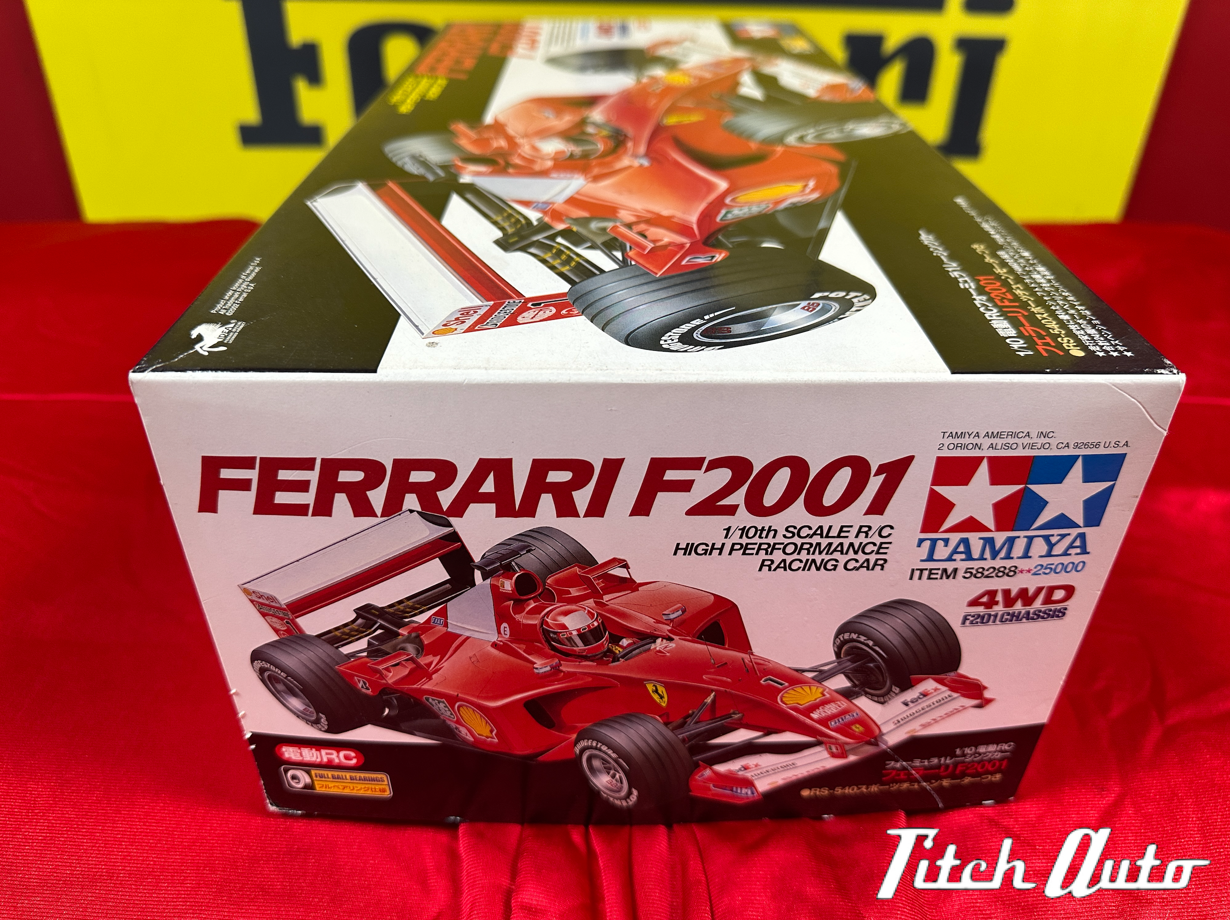 Ferrari F2001  USED 1/10TH R/C F201 Tamiya 4WD TitchAuto