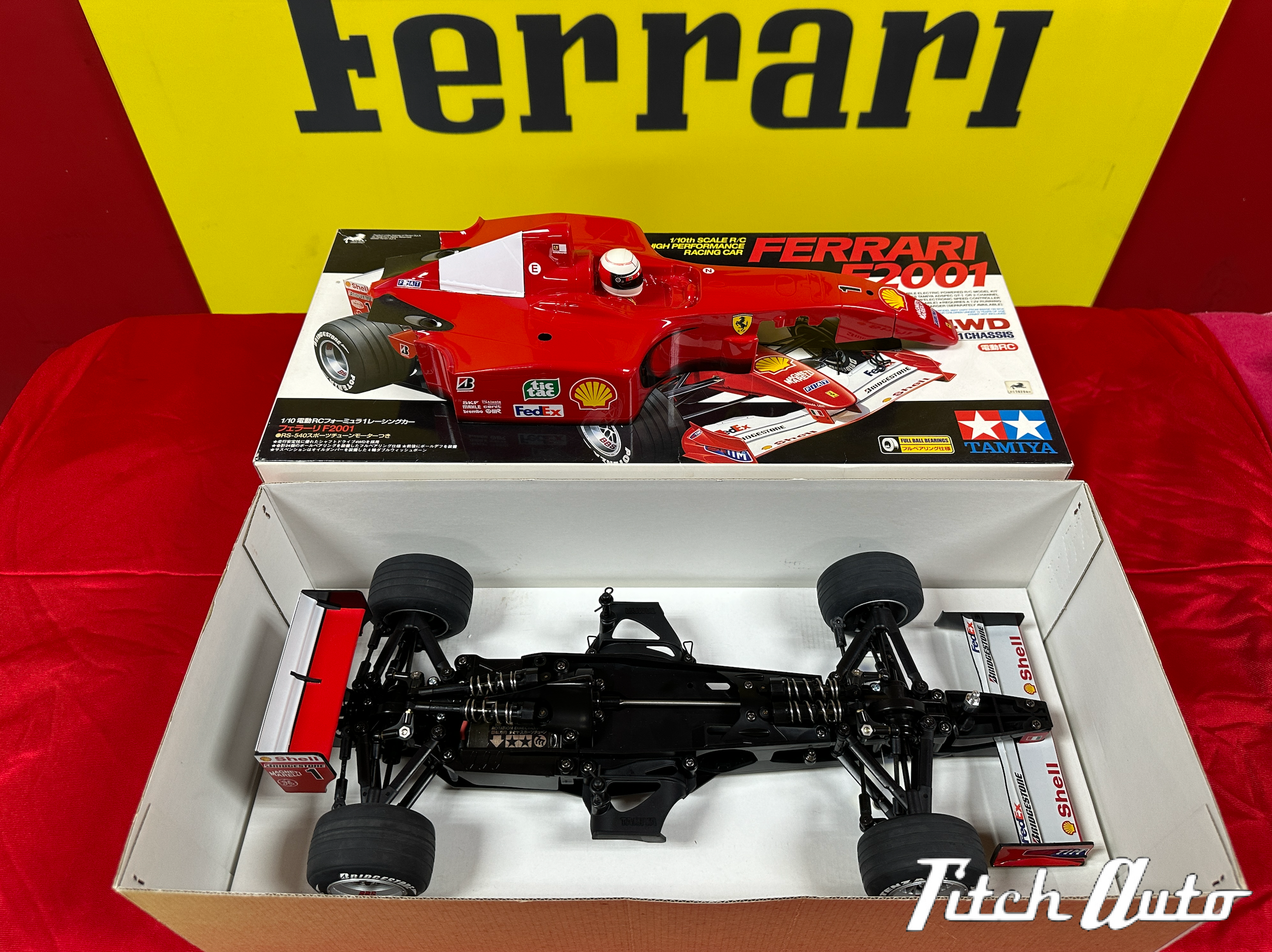 Ferrari F2001  USED 1/10TH R/C F201 Tamiya 4WD TitchAuto