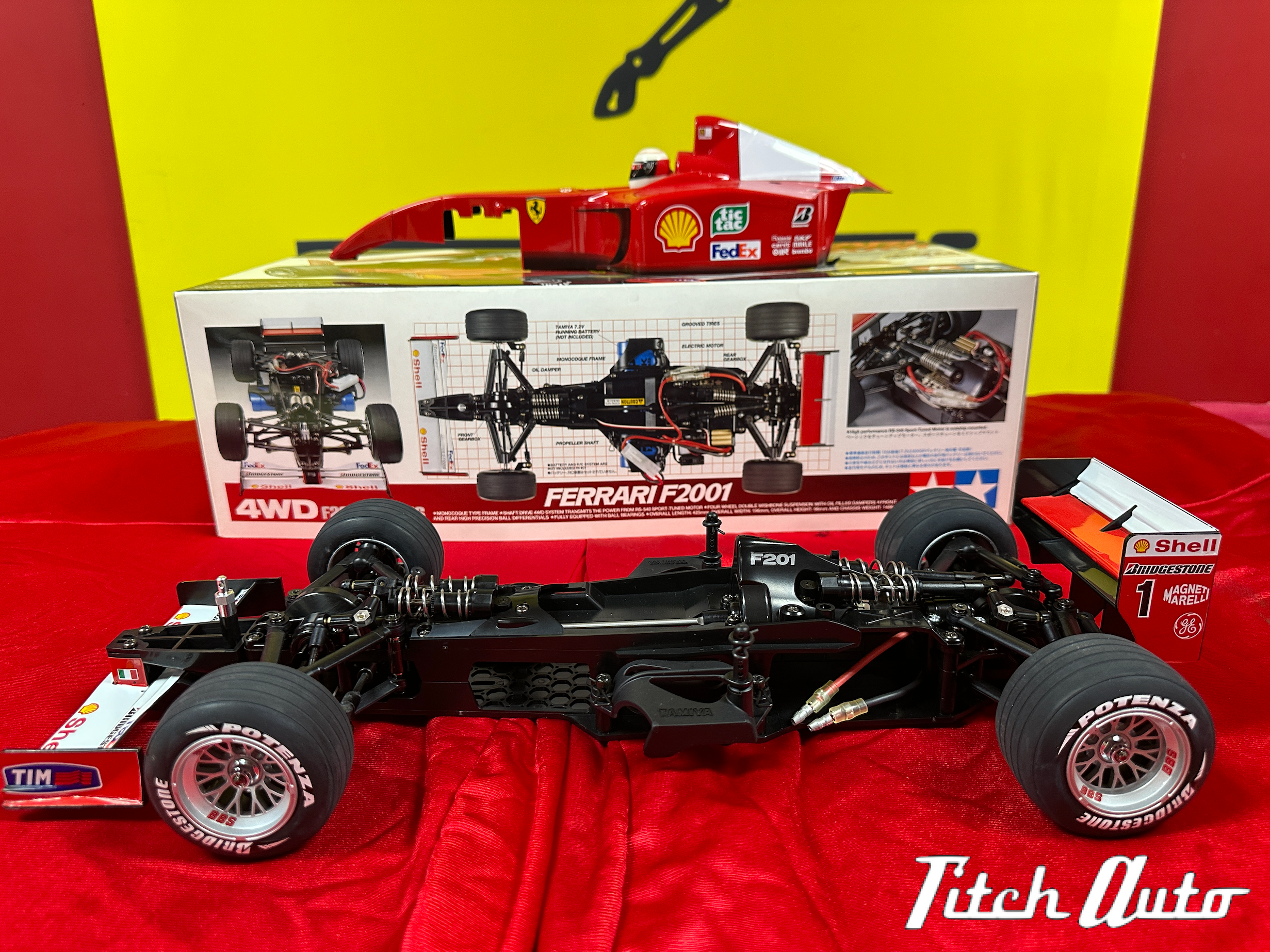 Ferrari F2001  USED 1/10TH R/C F201 Tamiya 4WD TitchAuto