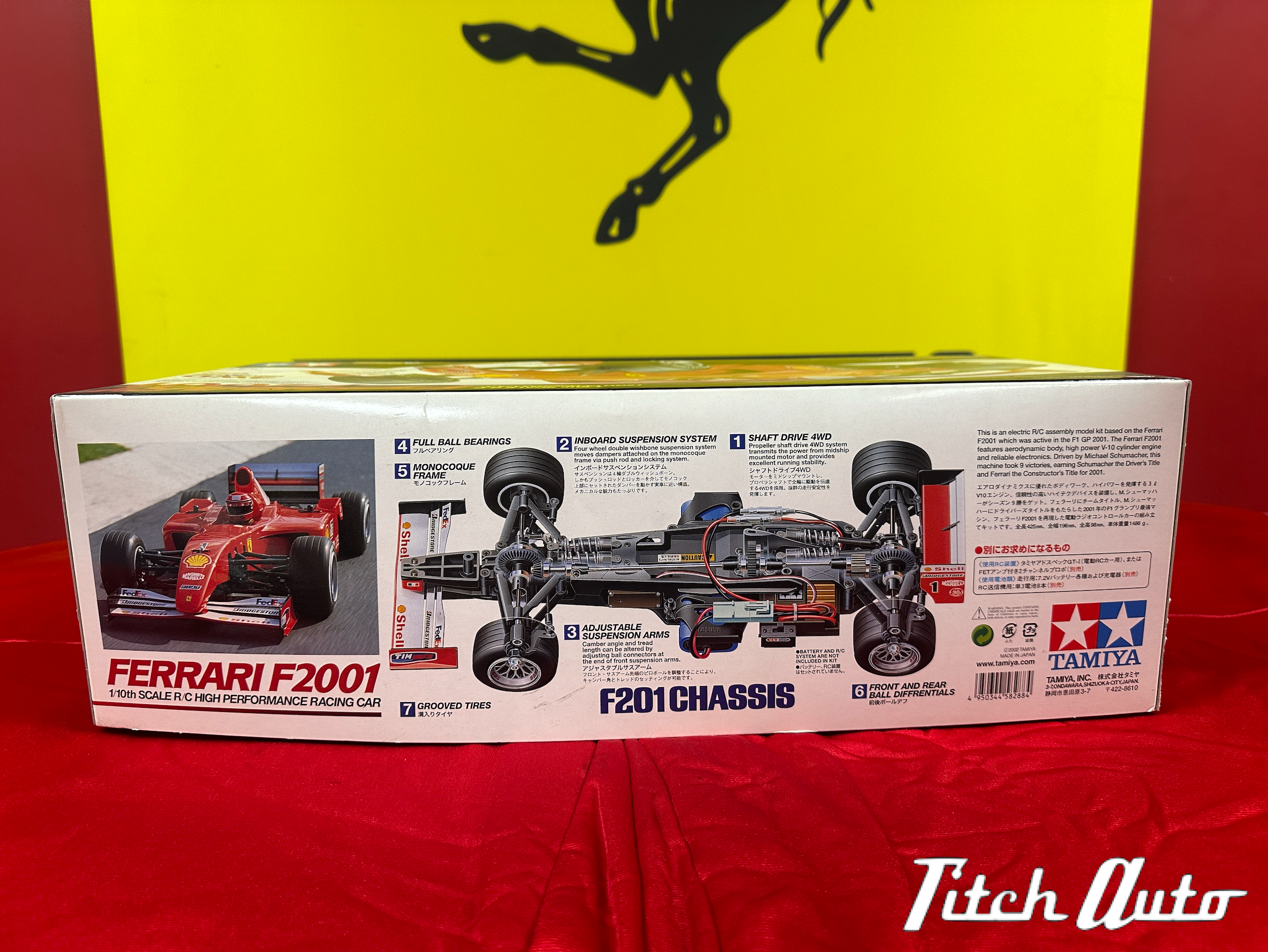 Ferrari F2001  USED 1/10TH R/C F201 Tamiya 4WD TitchAuto