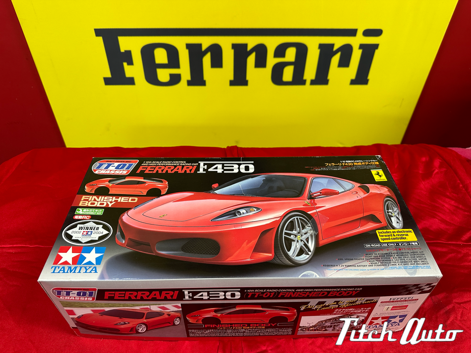 Ferrari F430 USED 1/10TH R/C TT-01 Tamiya 4WD TitchAuto