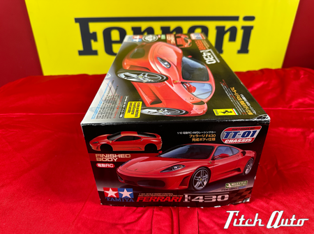 Ferrari F430 USED 1/10TH R/C TT-01 Tamiya 4WD TitchAuto