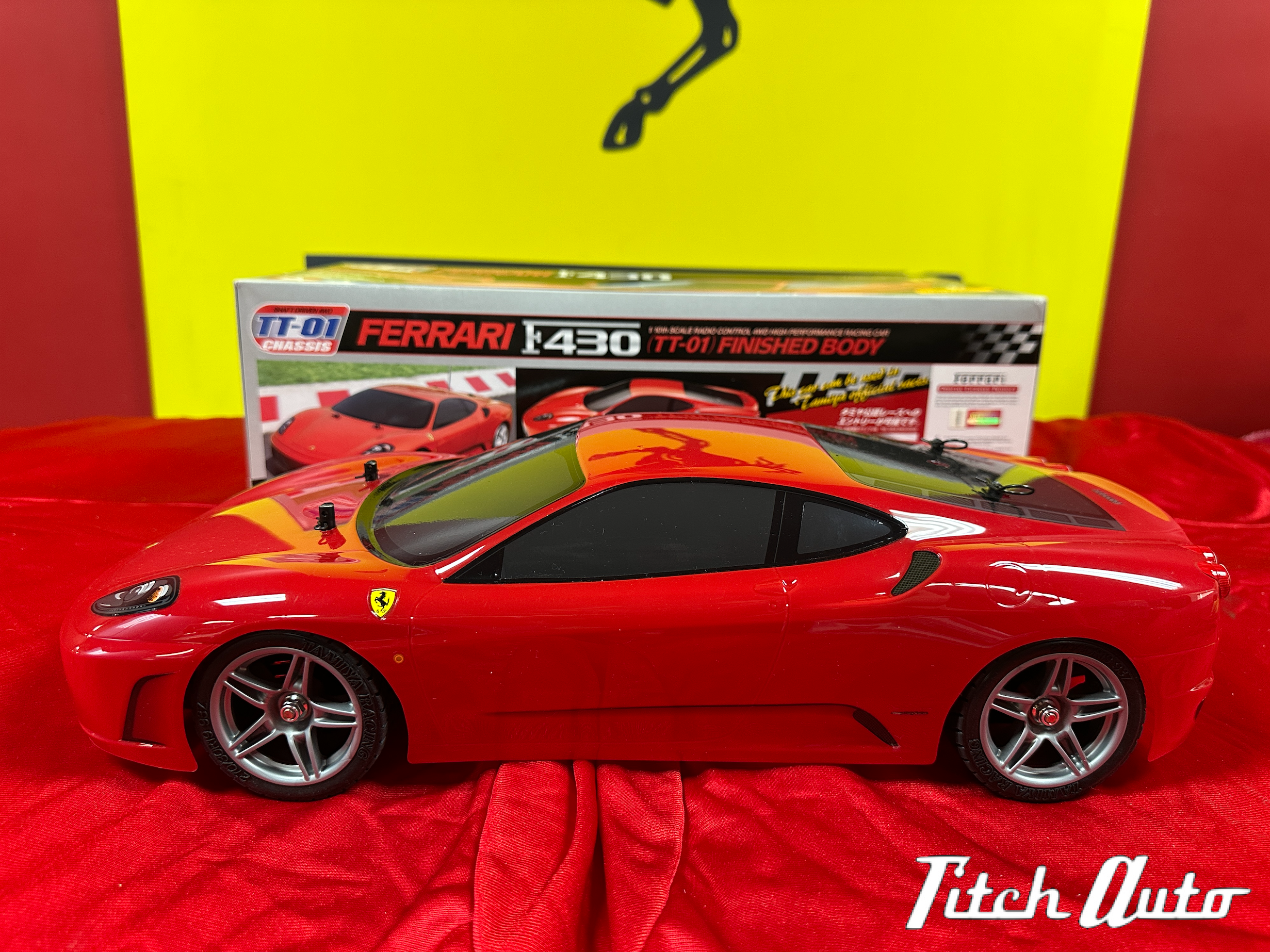 Ferrari F430 USED 1/10TH R/C TT-01 Tamiya 4WD TitchAuto