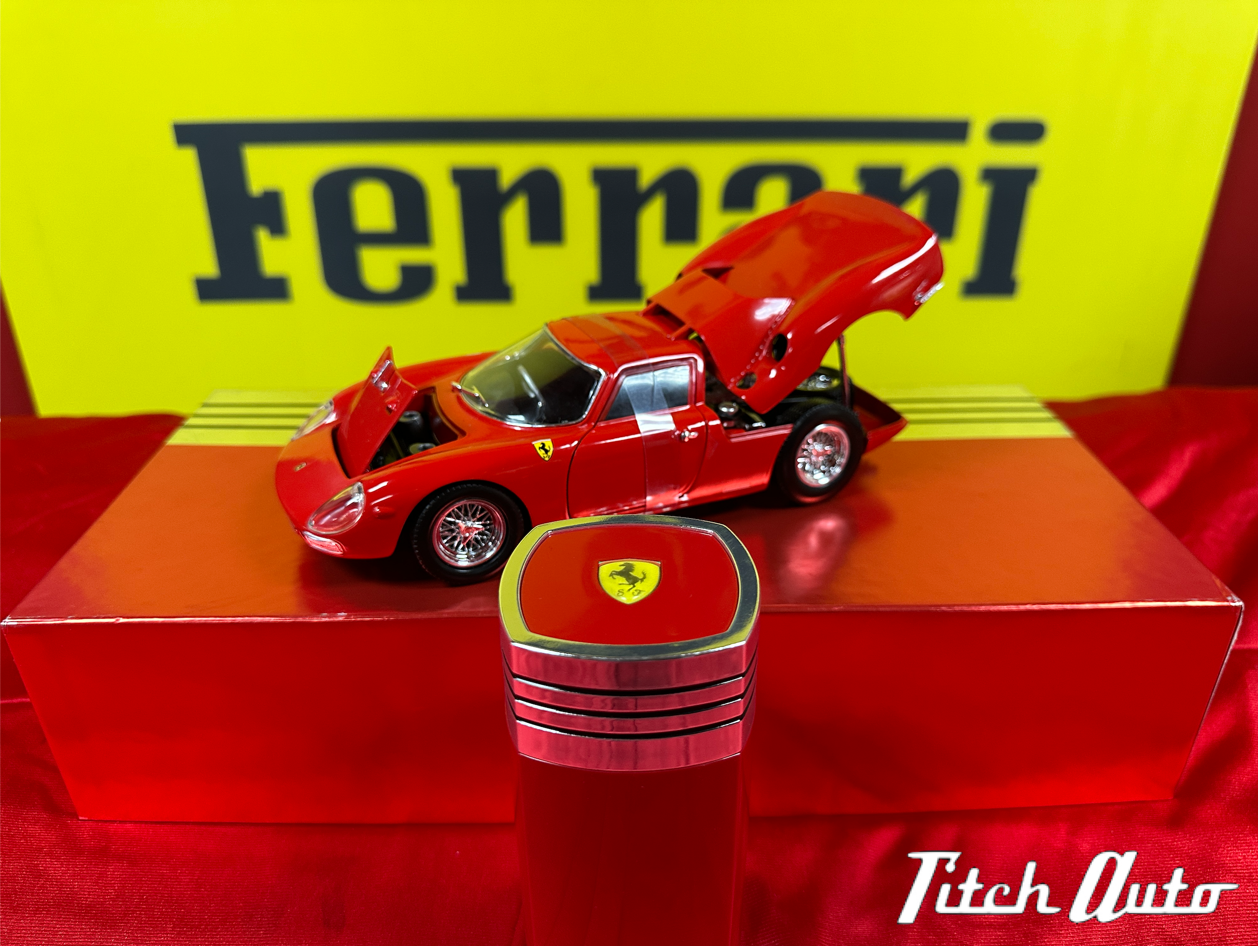 Ferrari Passion USED Frgrance set + 1/18th Ferrari 250 LM TitchAuto