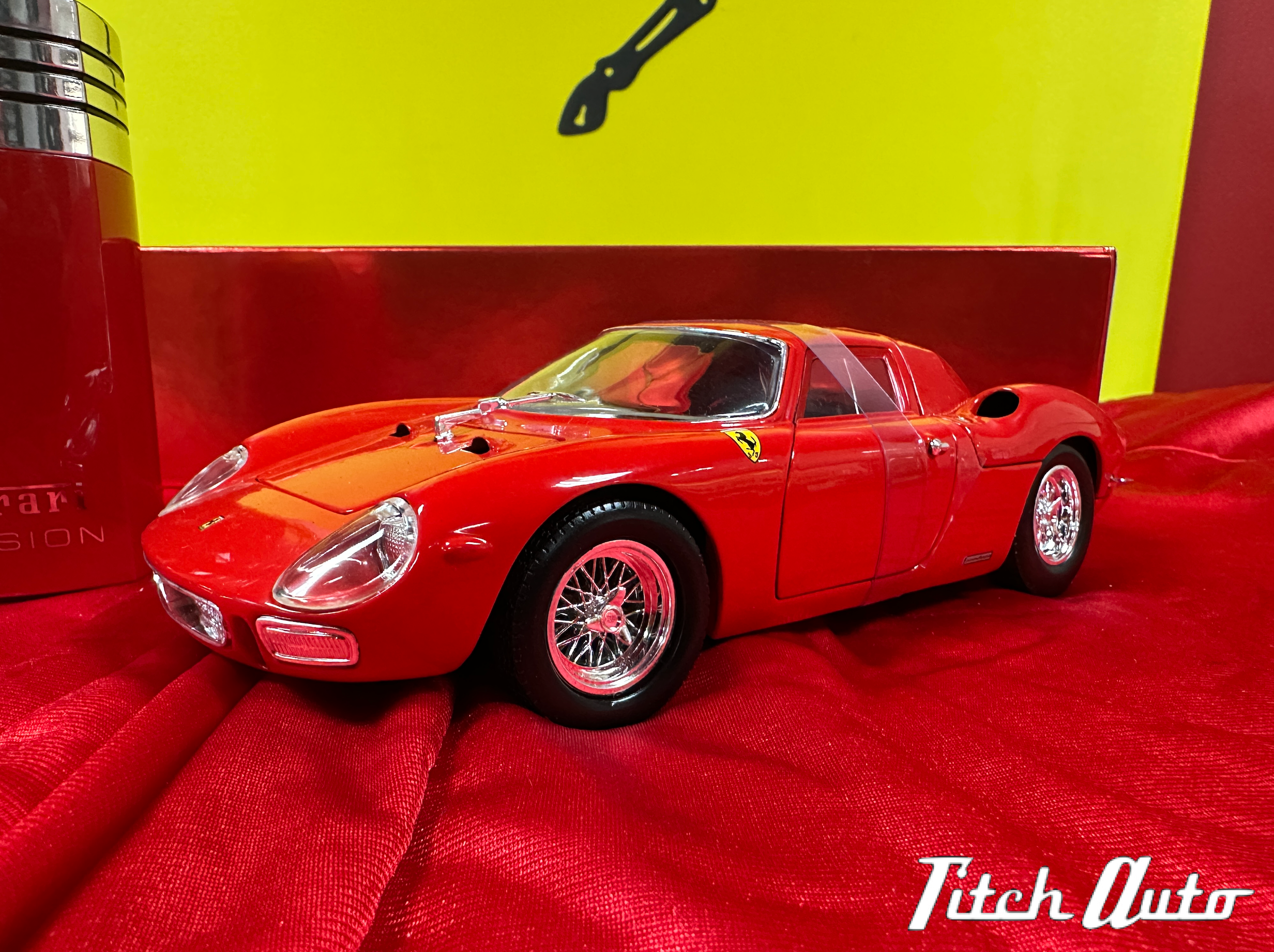 Ferrari Passion USED Frgrance set + 1/18th Ferrari 250 LM TitchAuto