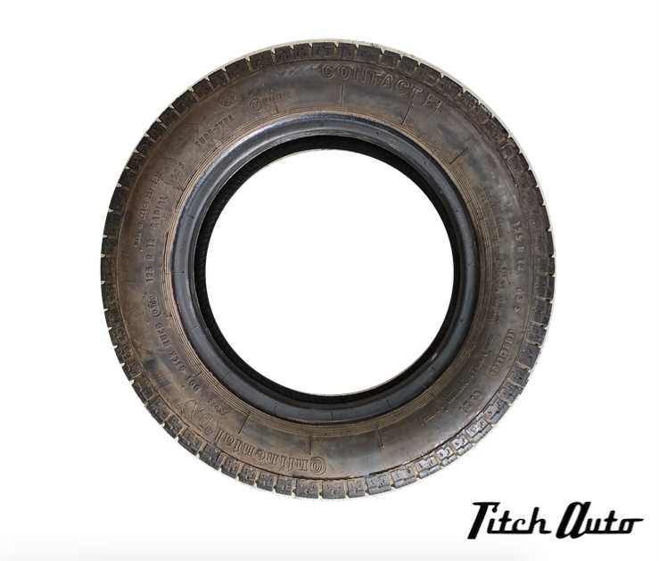 Fiat 500 - Classic - Set of 2 Continental Contact tires AS NEW - TitchAuto
