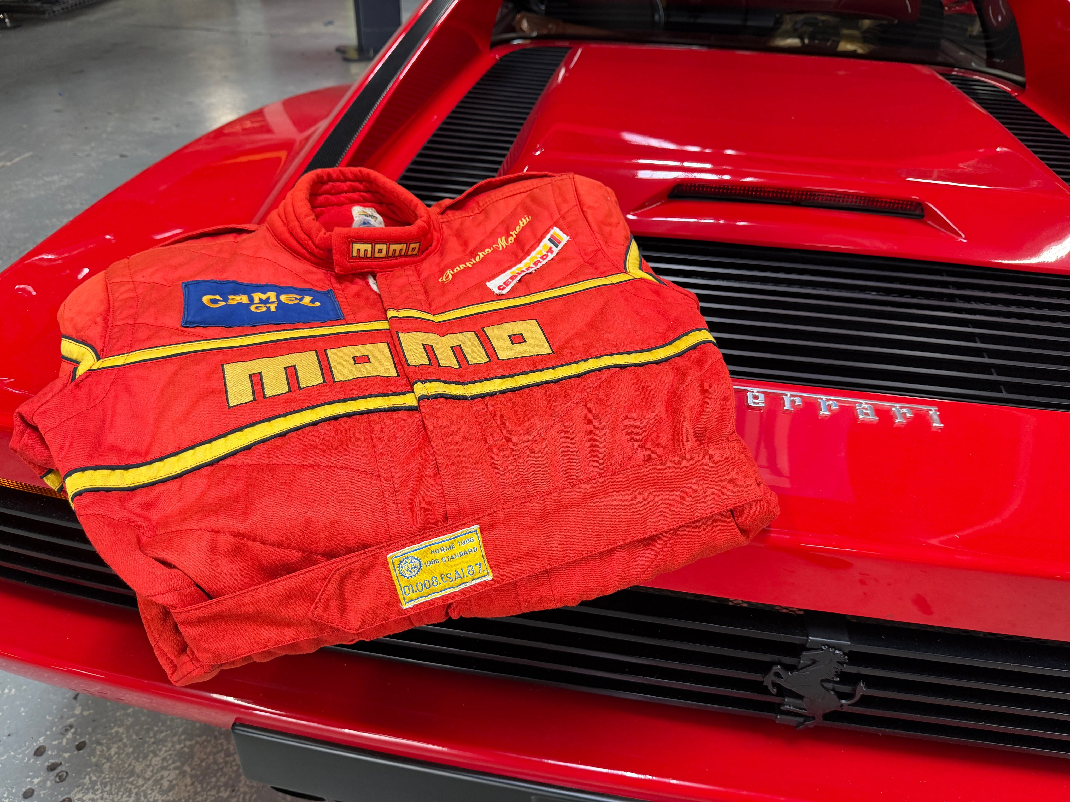 Giampiero Moretti "MOMO Design" WSC Race Worn Suit TitchAuto
