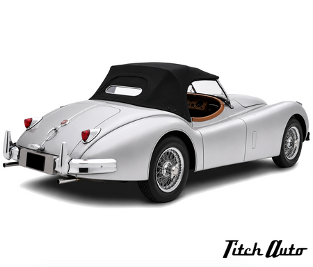 Jaguar XK 120 / XK 140 USED Convertible Top and Side Windows LIKE NEW TitchAuto