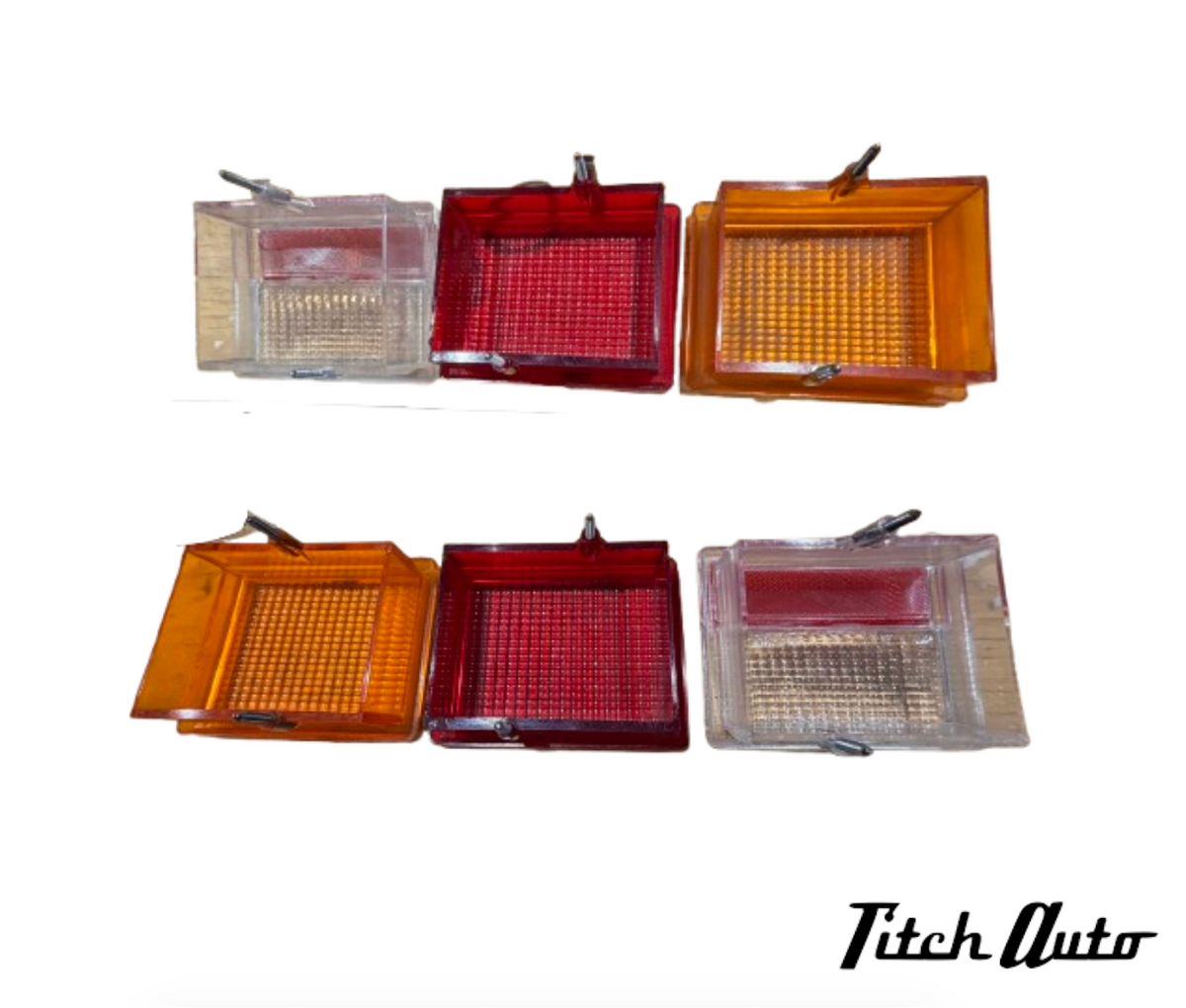 Lamborghini Countach 5000 QVI / 25th Anniversary USED Bumper - Emblems - Tail Lights Covers TitchAuto