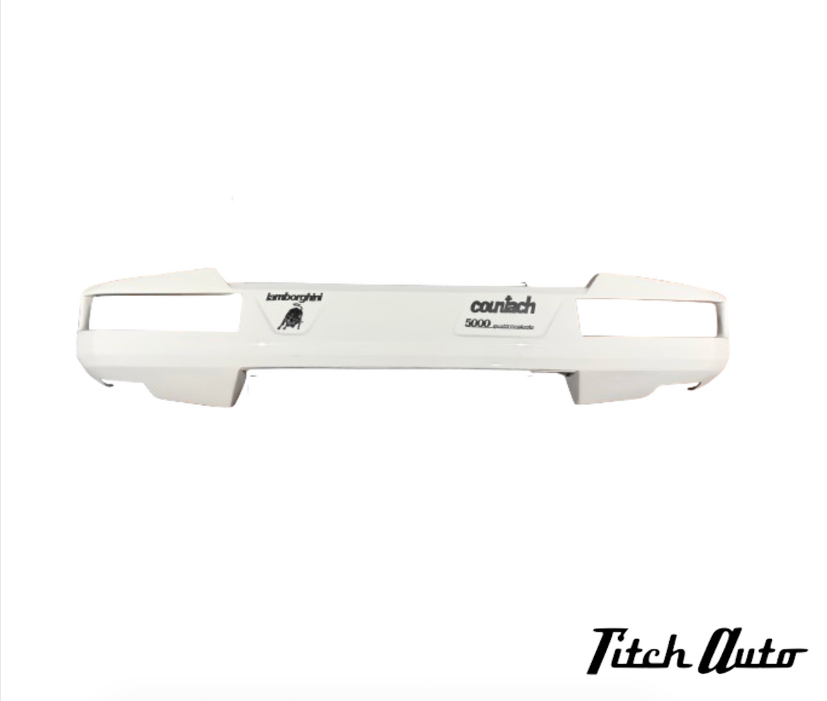 Lamborghini Countach 5000 QVI / 25th Anniversary USED Bumper - Emblems - Tail Lights Covers TitchAuto
