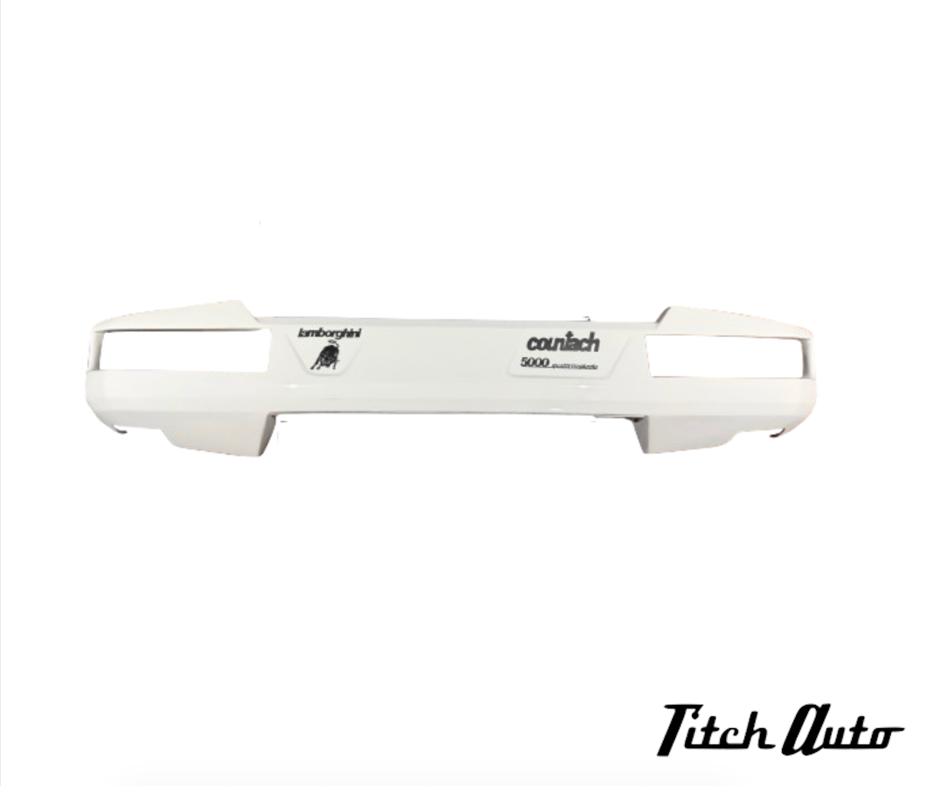 Lamborghini Countach 5000 QVI / 25th Anniversary USED Bumper - Emblems - Tail Lights Covers TitchAuto