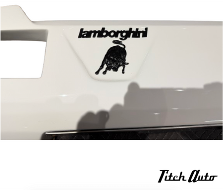 Lamborghini Countach 5000 QVI / 25th Anniversary USED Bumper - Emblems - Tail Lights Covers TitchAuto
