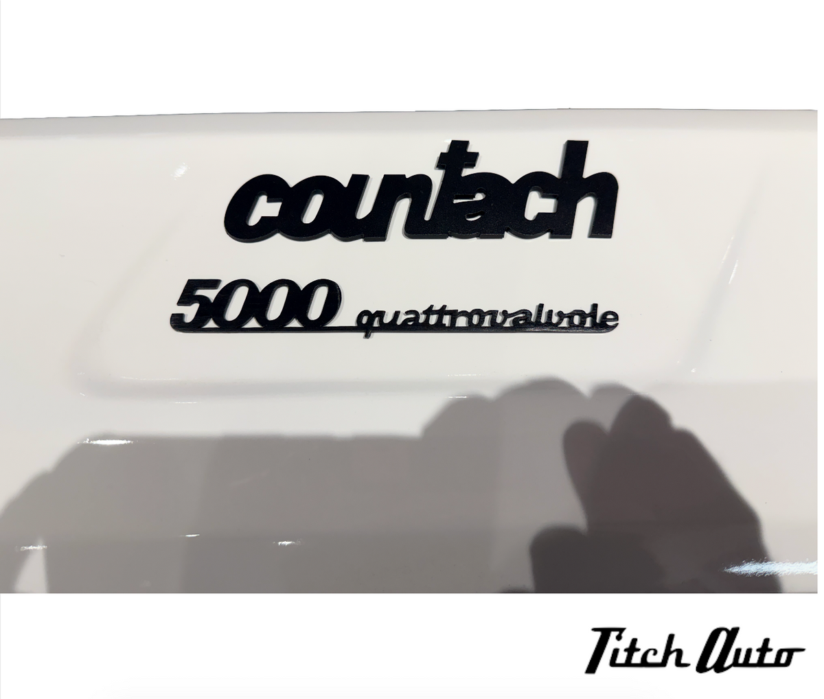 Lamborghini Countach 5000 QVI / 25th Anniversary USED Bumper - Emblems - Tail Lights Covers TitchAuto