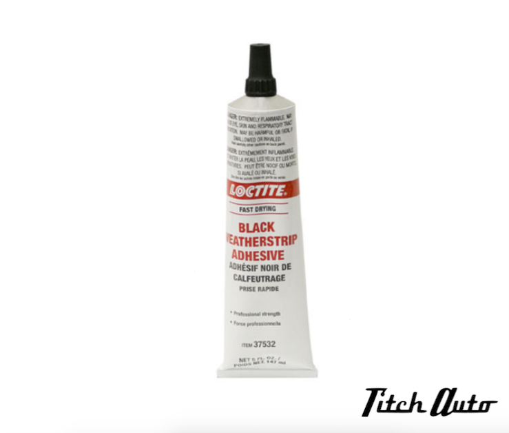 Loctite black weatherstripe adhesive - TitchAuto