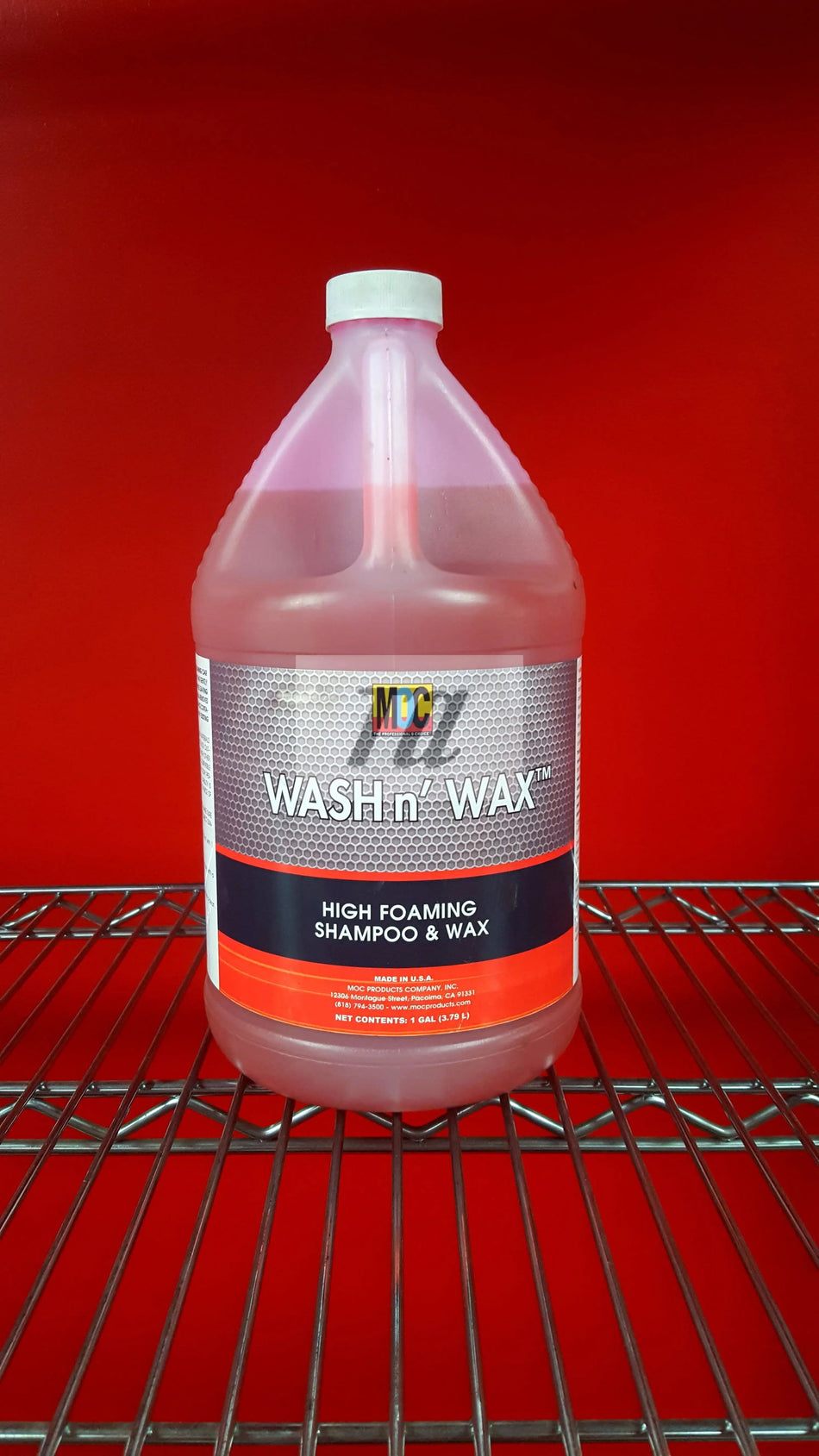 MOC Wash n' Wax High Foaming Shampoo & Wax 1 Gal. - TitchAuto