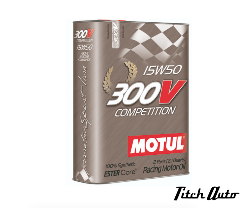 MOTUL 300V Competition - 15W-50 Synthetic (2 Liter) TitchAuto