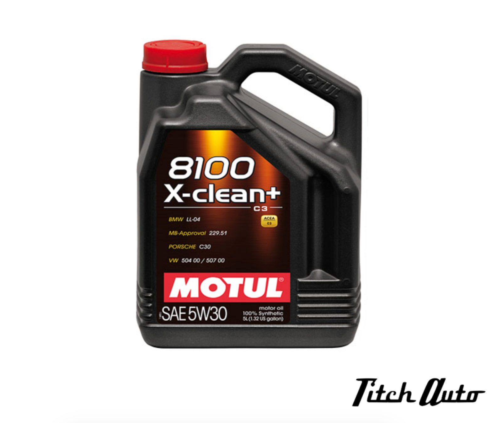 MOTUL 8100 X-clean Plus - 5W-30 Synthetic (5 Liter) TitchAuto