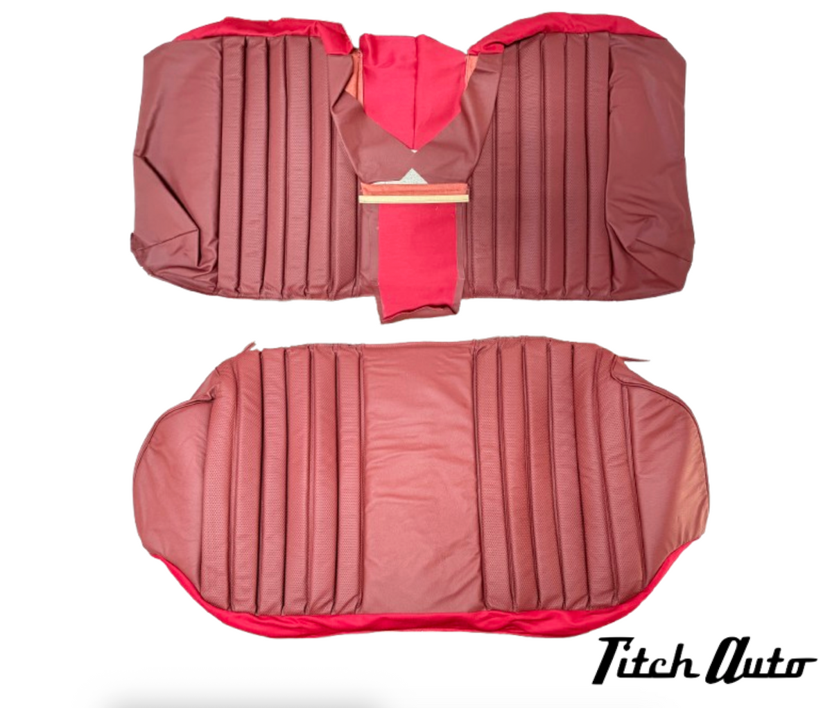 Mercedes 220 W111 NEW Burgundy Seats Kit from Mulberry TitchAuto