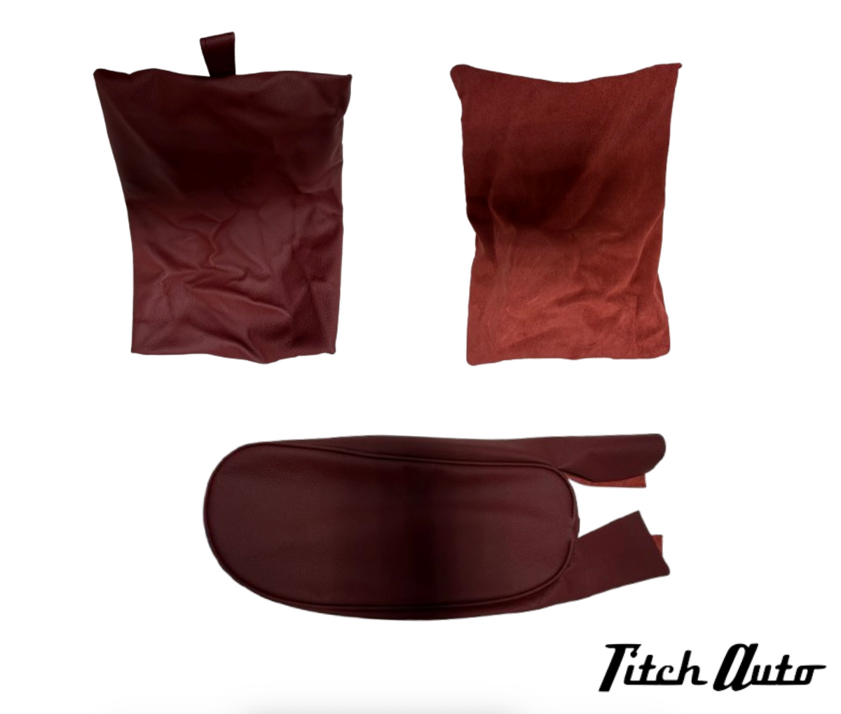 Mercedes 220 W111 NEW Burgundy Seats Kit from Mulberry TitchAuto