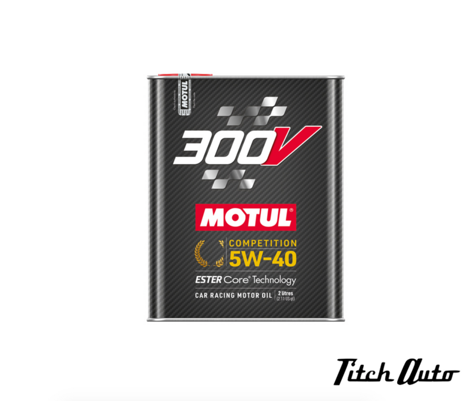 Motul 300V Competition - 5W-40 Synthetic (2 Liter) TitchAuto