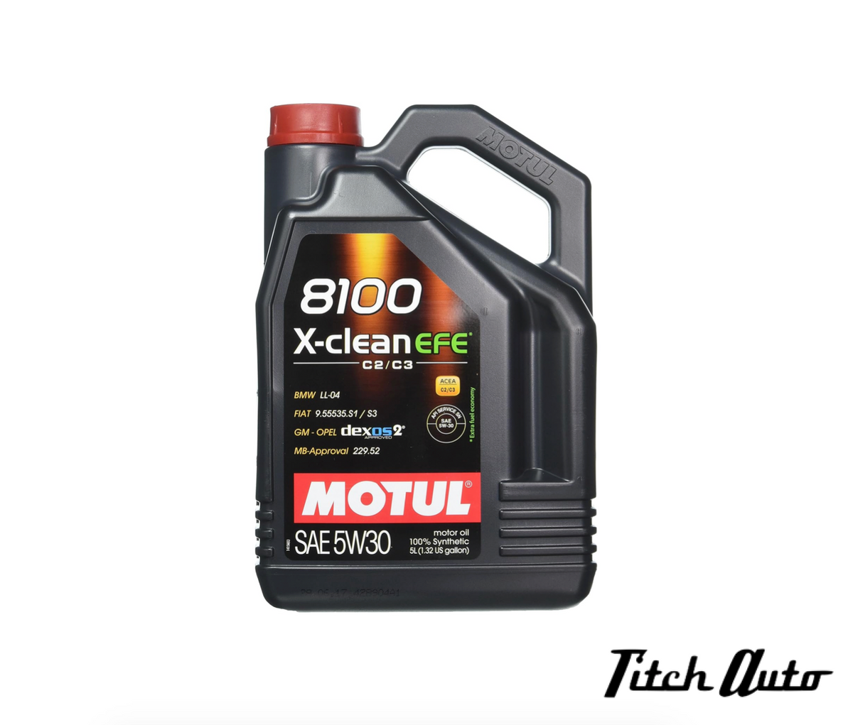 MOTUL 8100 X-clean EFE - 5W-30 Synthetic (5 Liter) TitchAuto