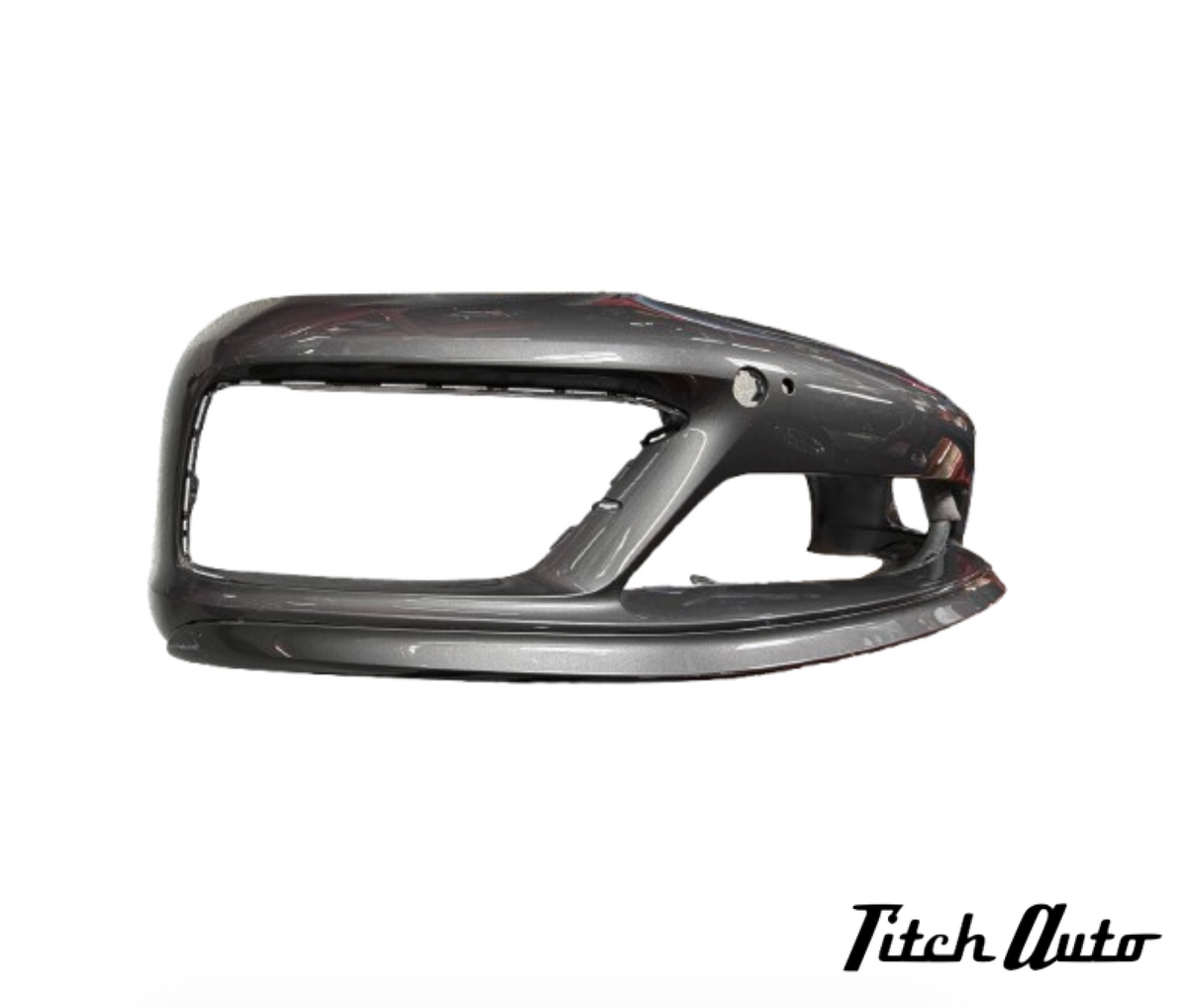 Porsche 911 - 992.1 USED AND DAMAGED Agathe Grey Front Bumper Cover TitchAuto