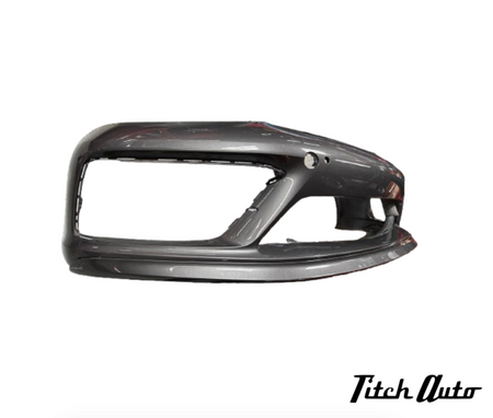 Porsche 911 - 992.1 USED AND DAMAGED Agathe Grey Front Bumper Cover TitchAuto