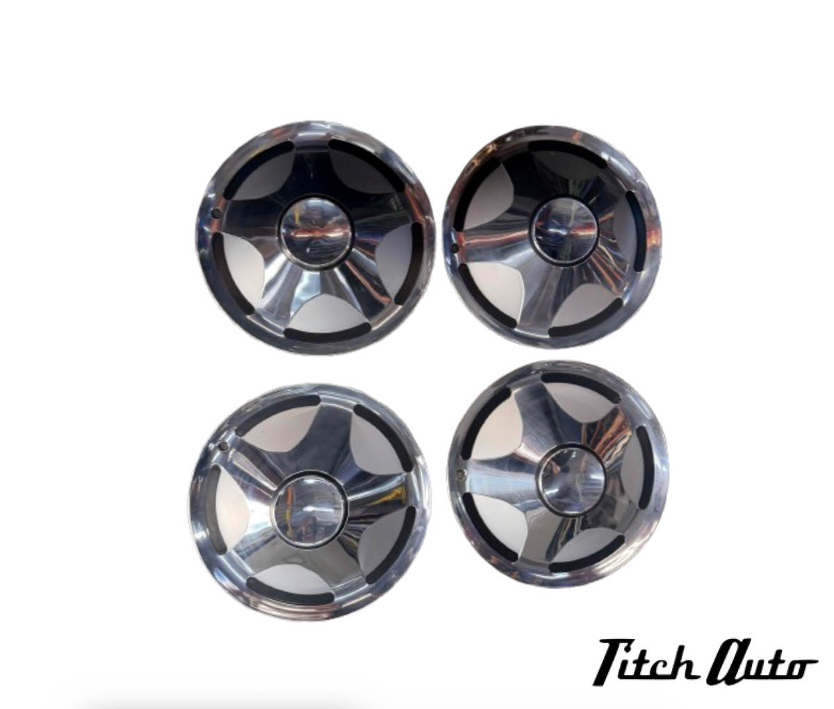 Studebaker Avanti USED 15" Wheel Hub Caps Set TitchAuto